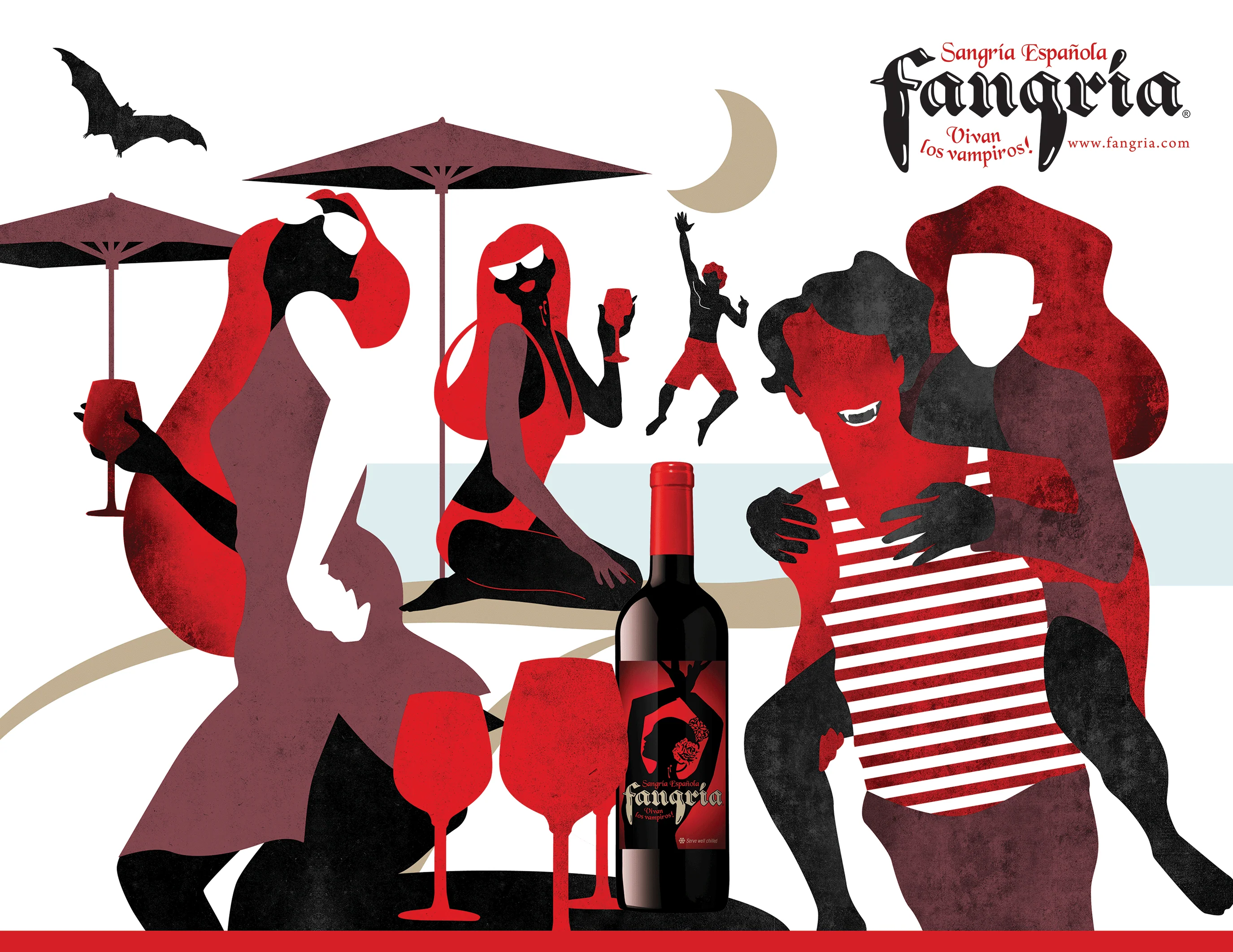 FANGRIA® SANGRIA WITH VAMPIRE COFFIN BOX - Image 4