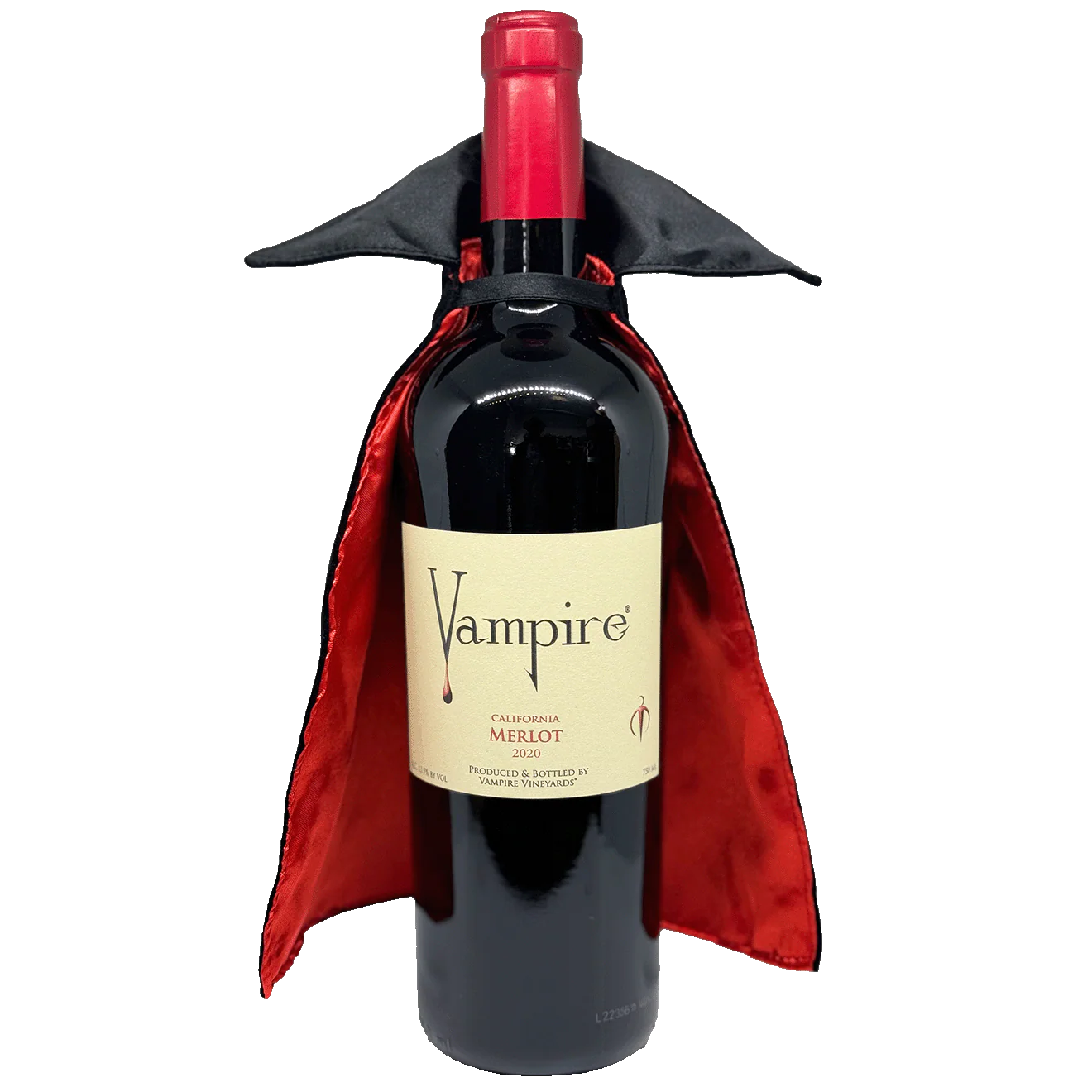 VAMPIRE® MERLOT WITH VAMPIRE WINE CAPE - Image 3